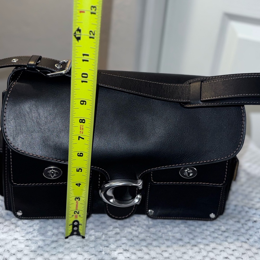 Coach Black Cargo Tabby Bag 36 - Picture 8 of 12